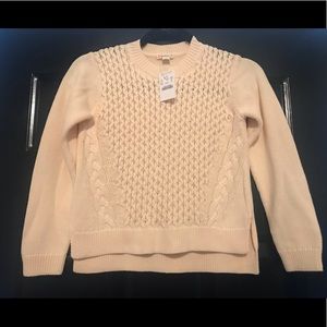 Crewcuts knit cream colored sweater